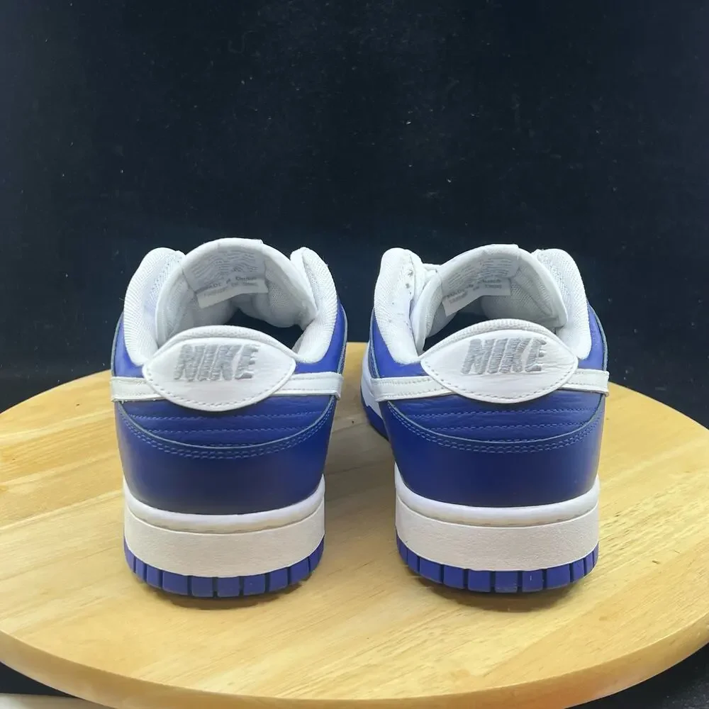 NIKE iD Dunk Low Blue White FV9524 900 Men's Sz 10.5/Women's Size 12 - Picture 6 of 10